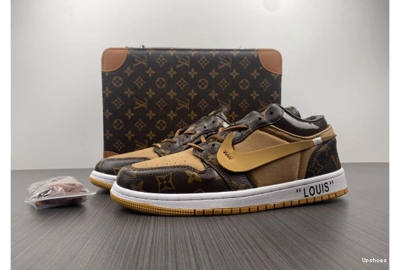 1 CASE) O-W WHITE-LouiV (WITH Top Low JORDAN AIR -LouiV 0521